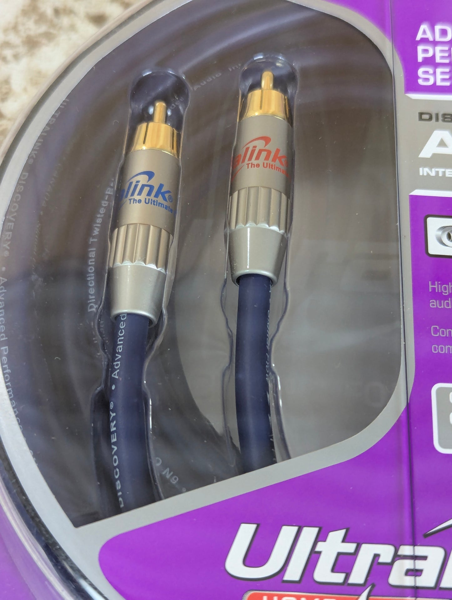 Ultralink Discovery RCA Audio Cables 4M - New Old Stock