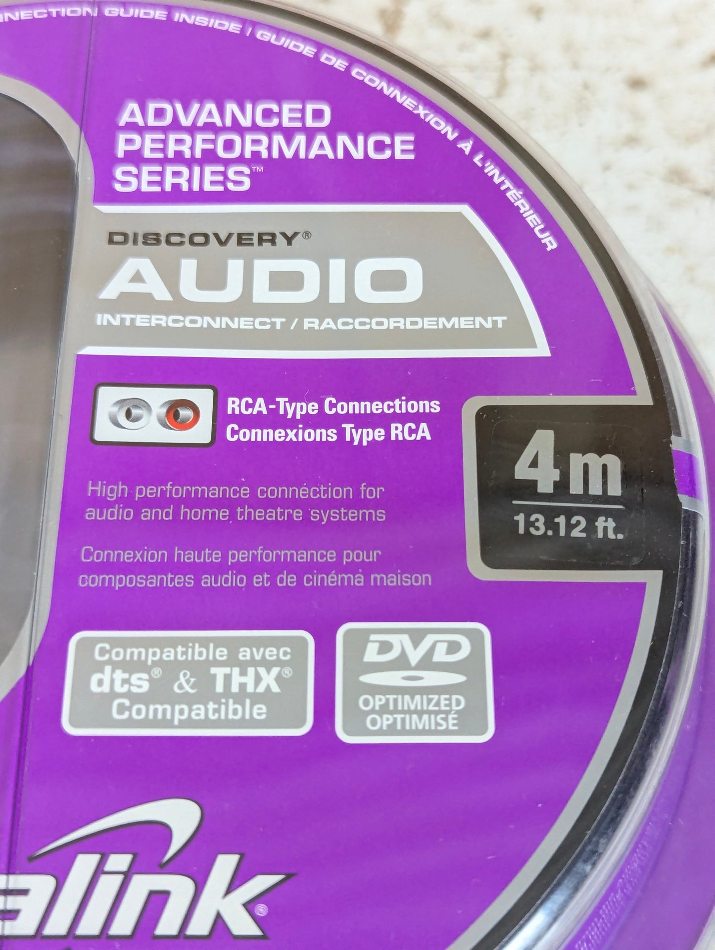 Ultralink Discovery RCA Audio Cables 4M - New Old Stock