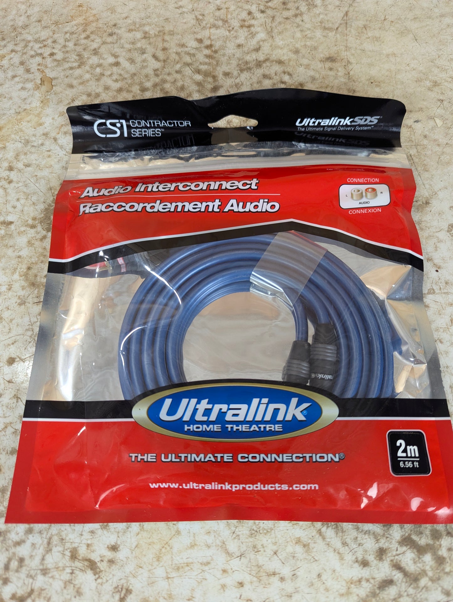 Ultralink Contractor Series RCA Audio Cables 2M - New Old Stock