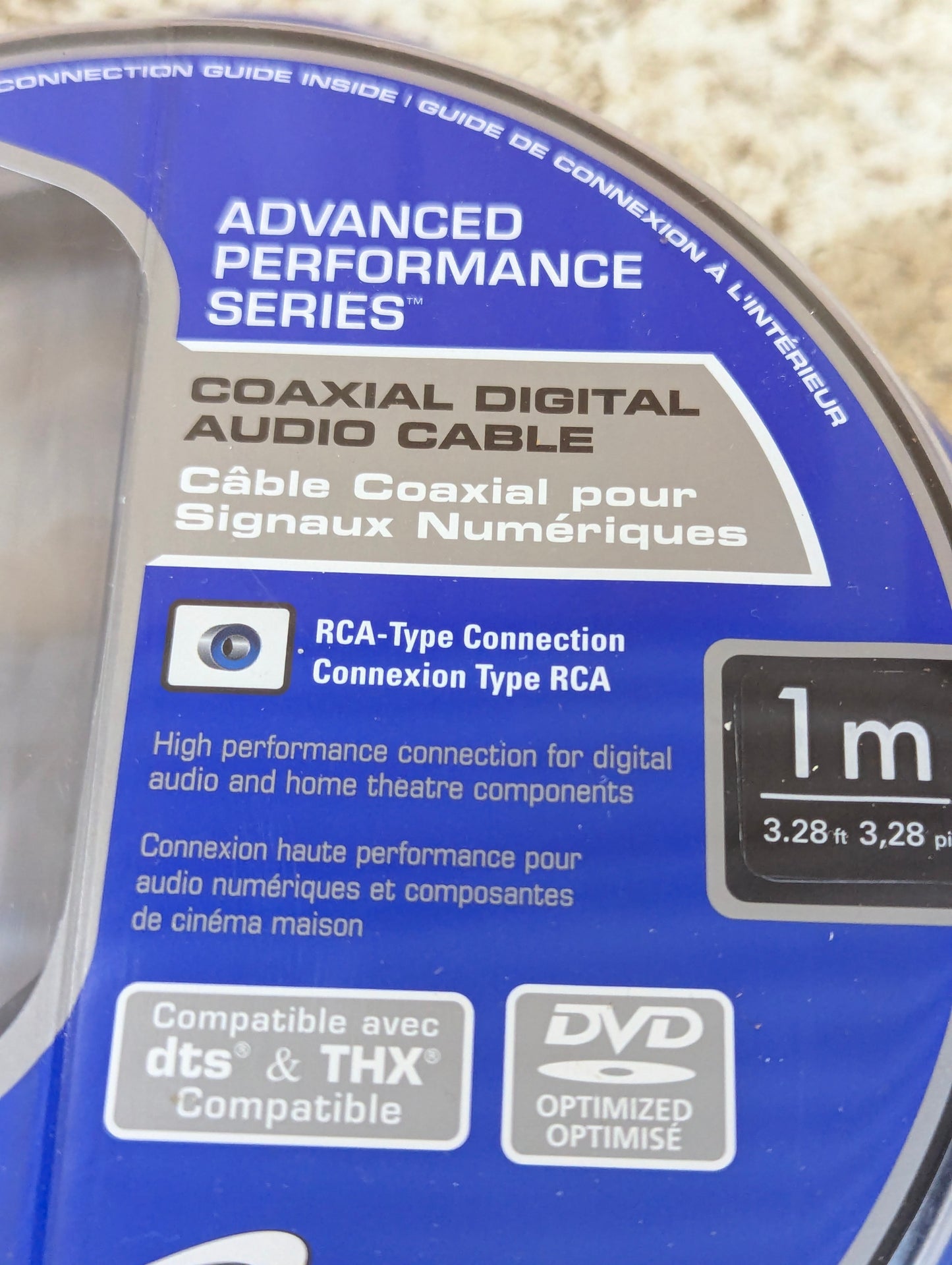 Ultralink Coaxial Digital Audio Cable 1M - New Old Stock