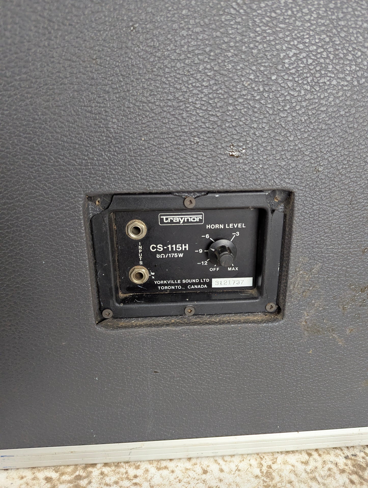 Traynor PA Speaker Model CS115H