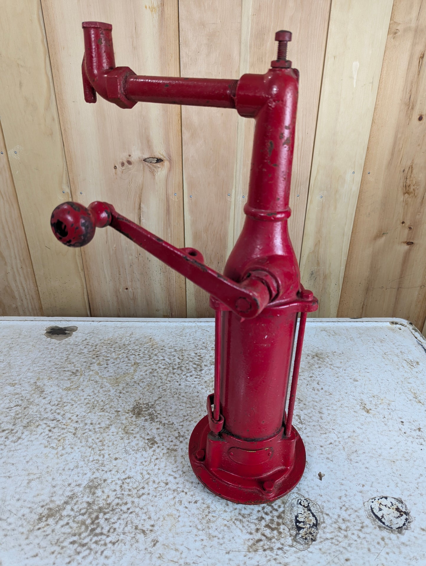 Vintage Lubester Cast iron Hand Oil Pump