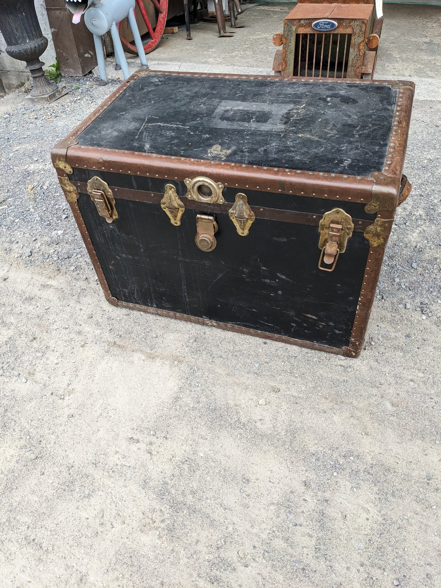 Vintage Black Trunk