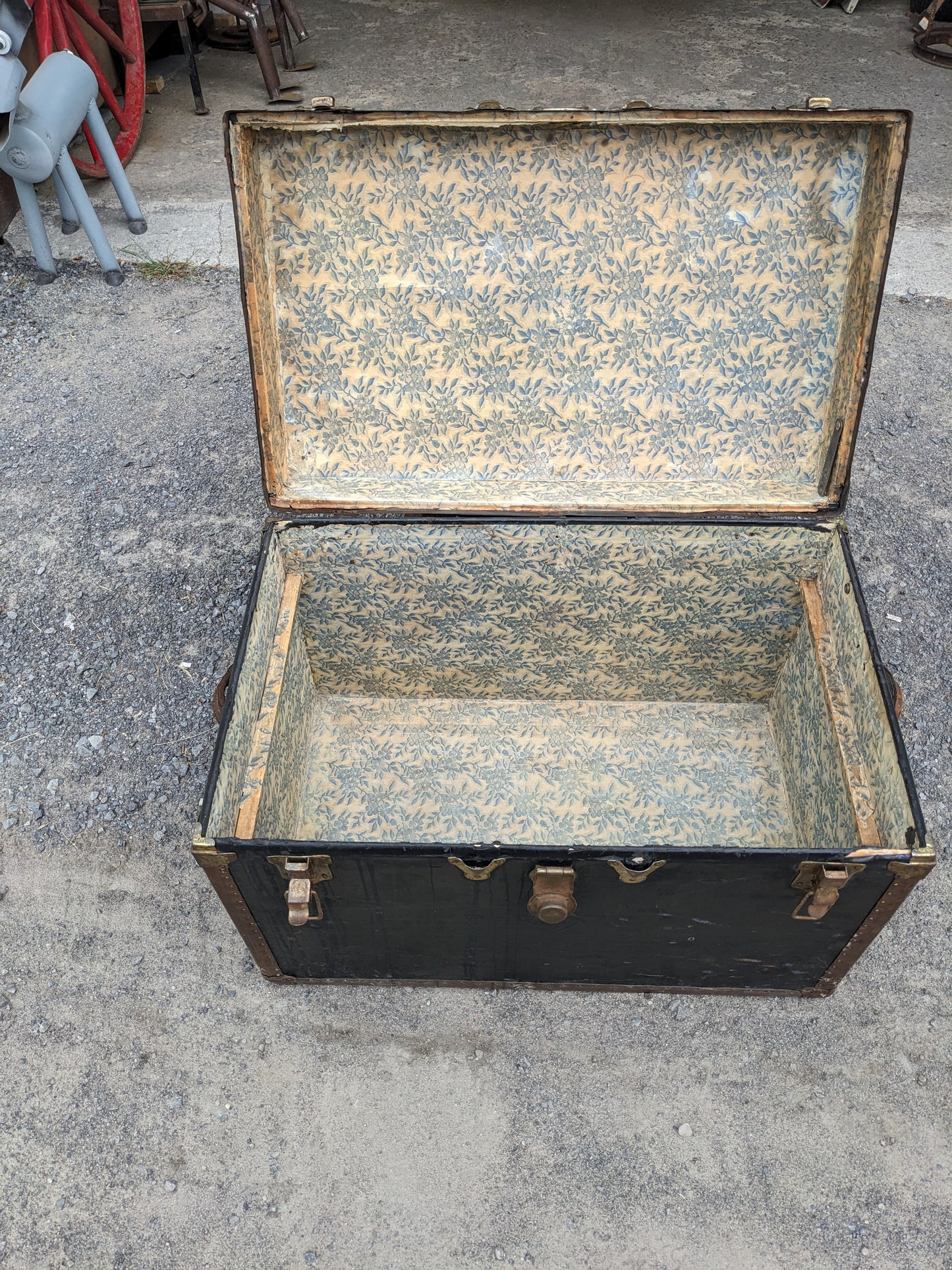 Vintage Black Trunk