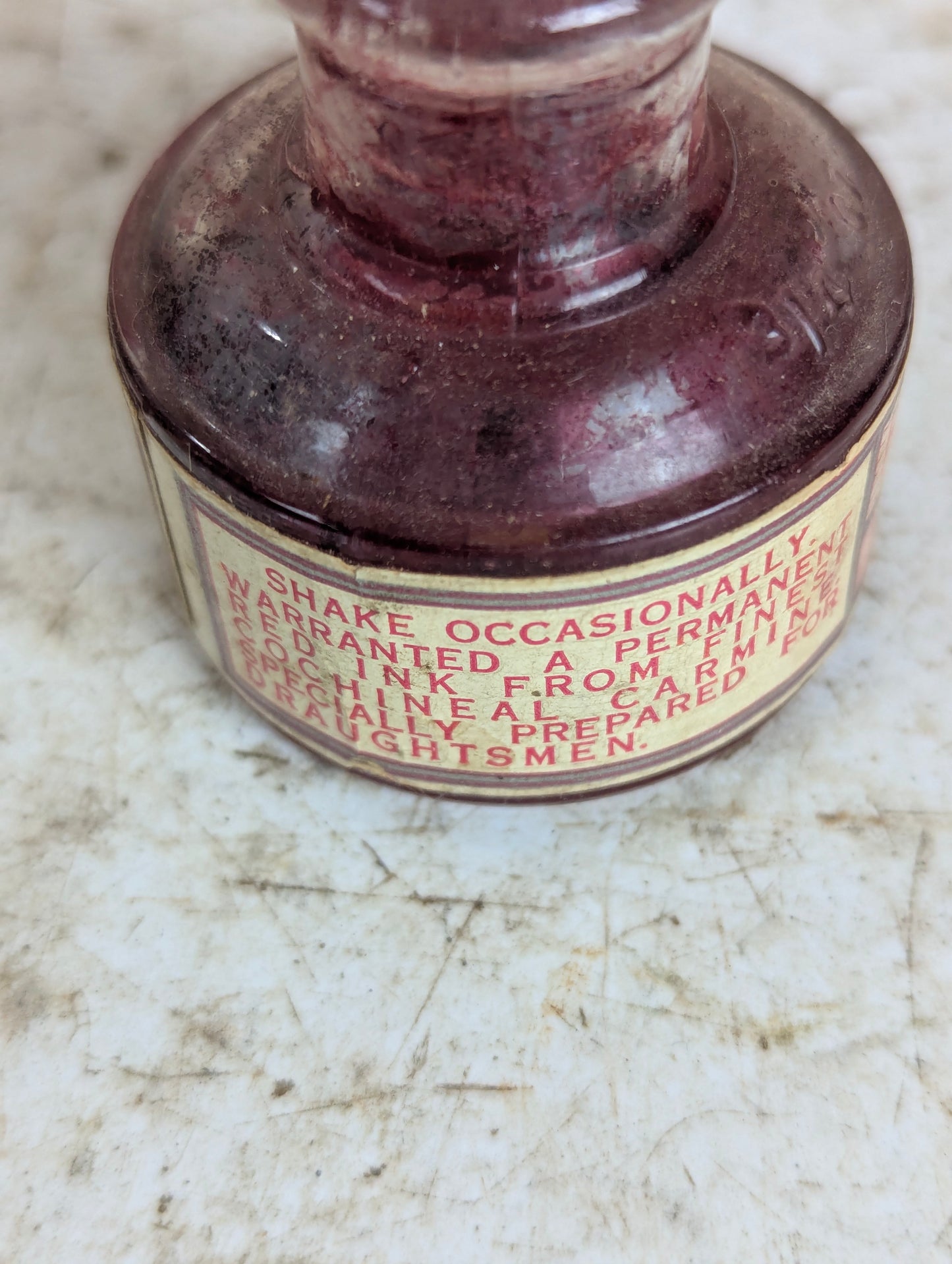 Antique Higgins Waterproof Ink Glass Bottles
