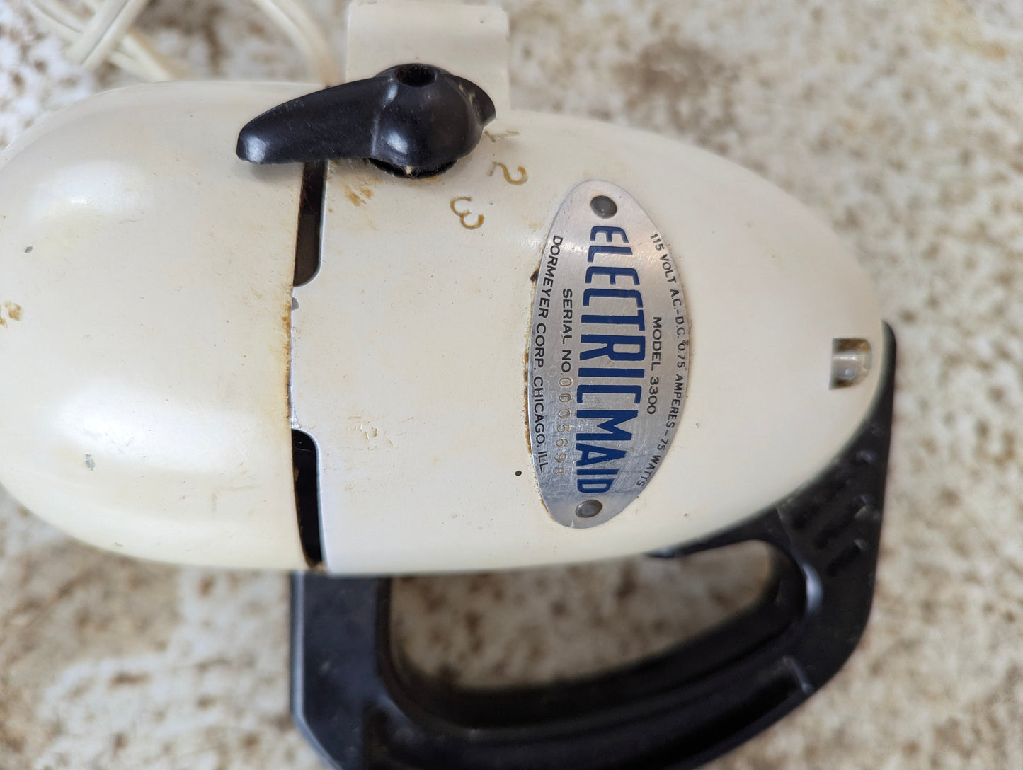 Vintage Dormeyer Electricmaid Mixer Head Model 3300