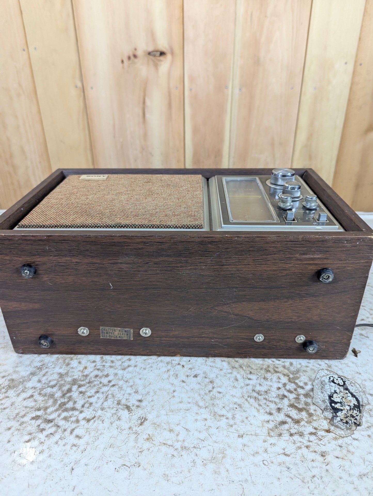 From 1970’s Vintage Sony ICF-9550W AM FM Transistor Radio