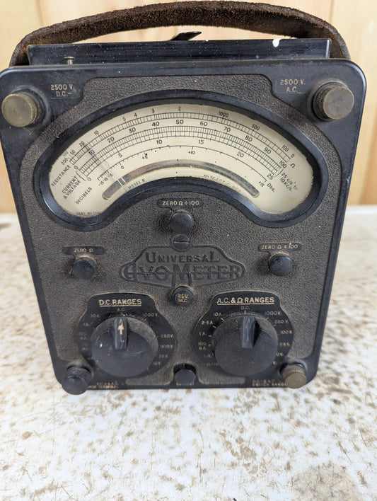 Vintage 1950s Universal Avometer Model 8 Mk 1