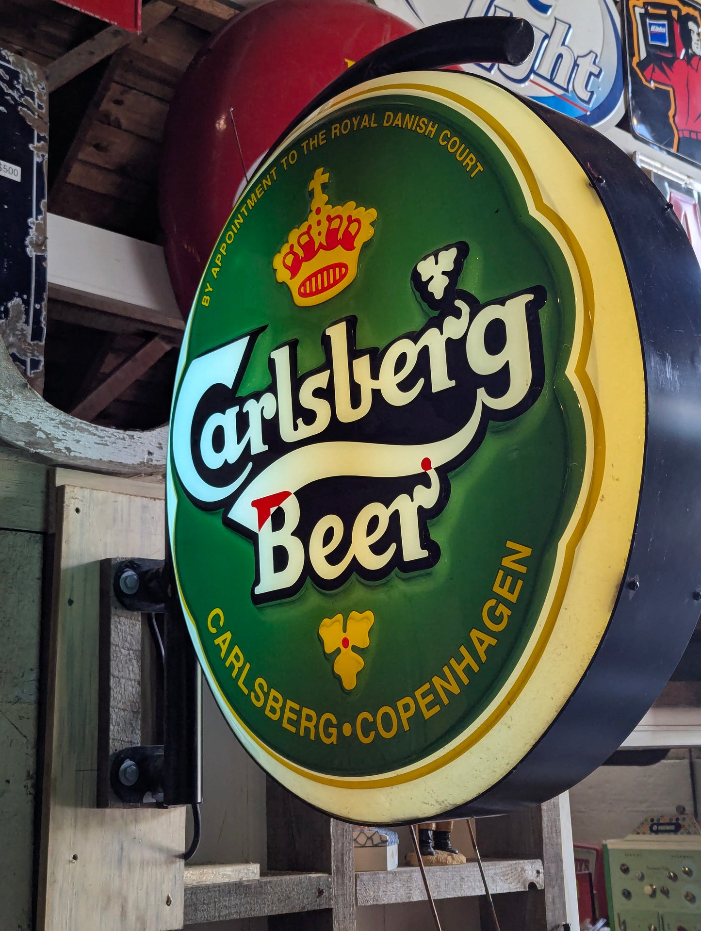 Carlsberg Beer Double Sided Light Up Sign