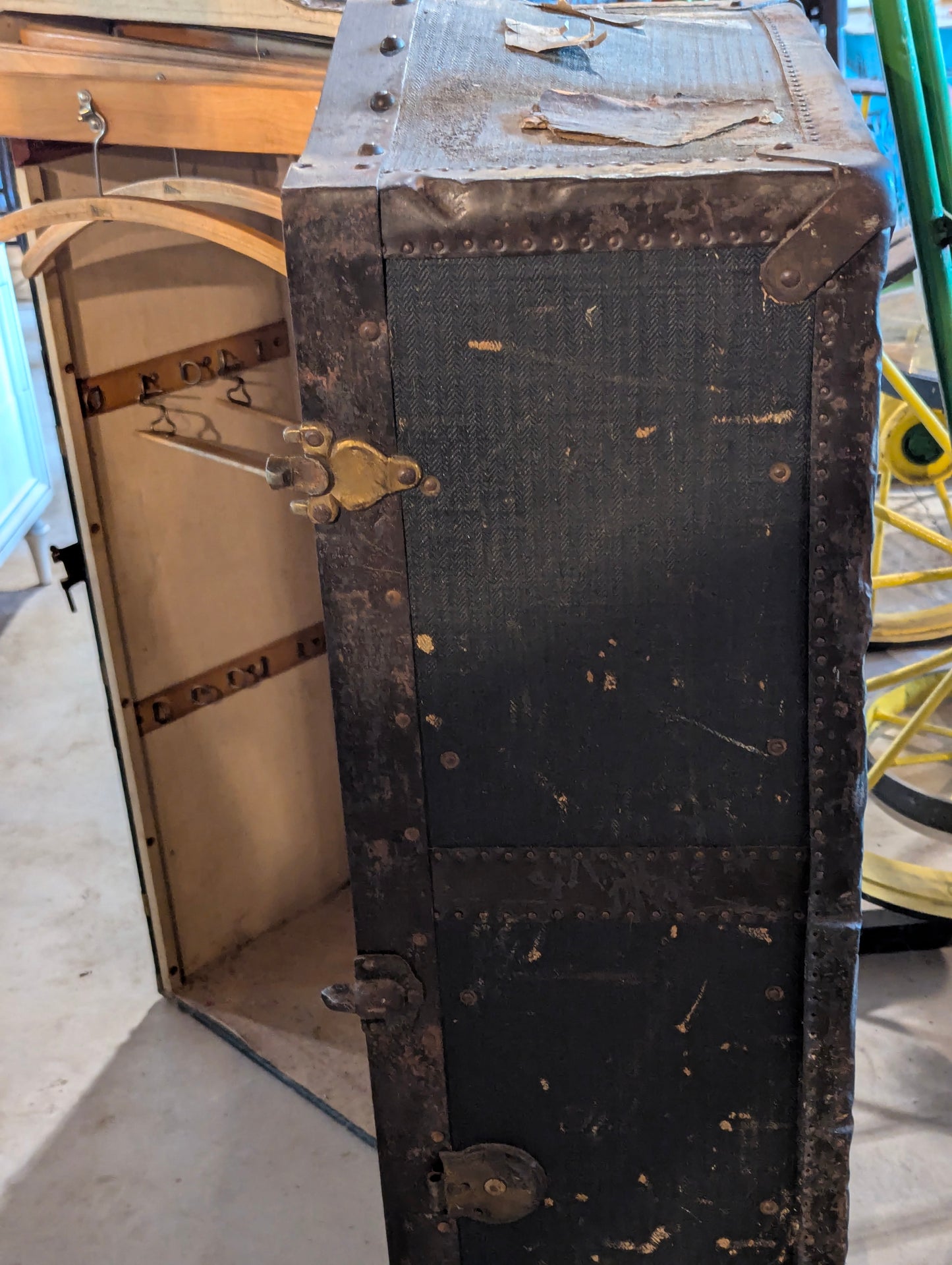 Antique Steamer Wardrobe
