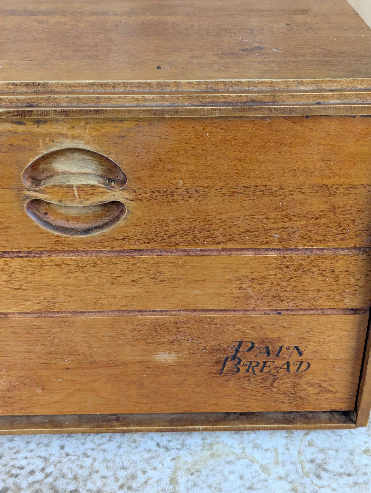 Vintage Wooden Bread Box