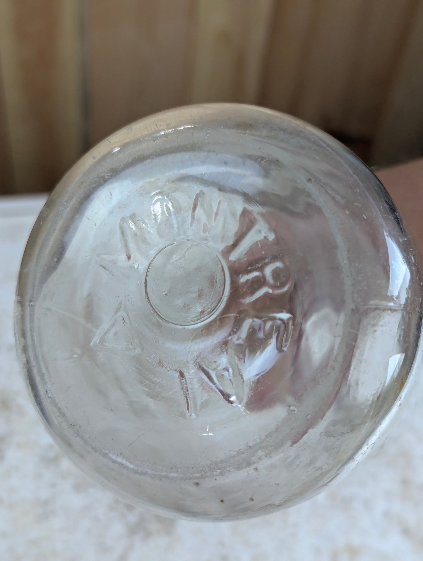Vintage MDA Glass Dairy Milk Bottle