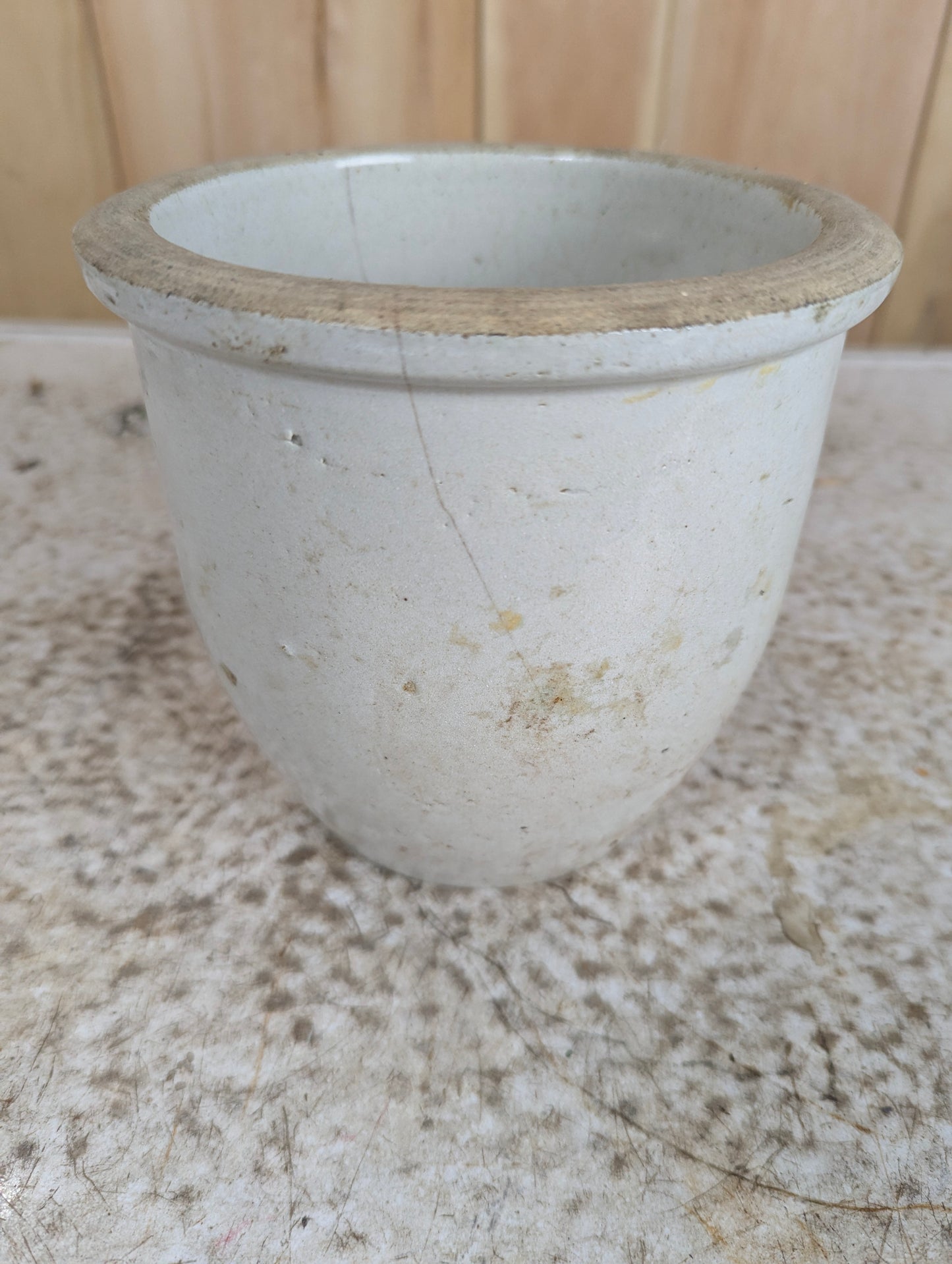 Vintage Rounded Crock