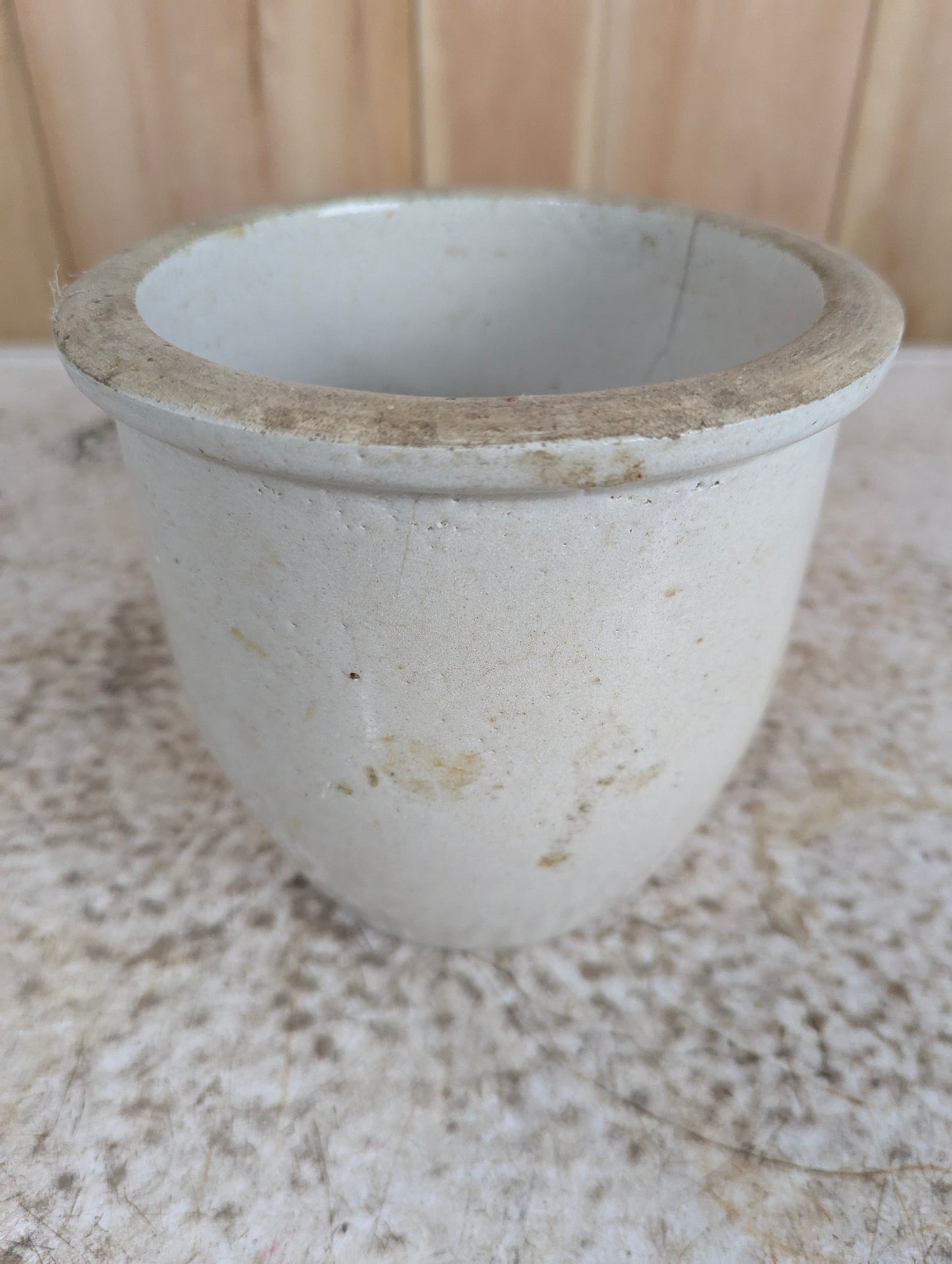 Vintage Rounded Crock
