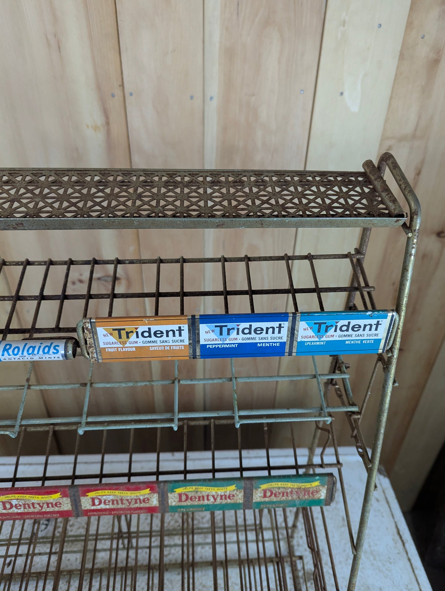 Vintage Metal Retail Gum & Mints Display Rack