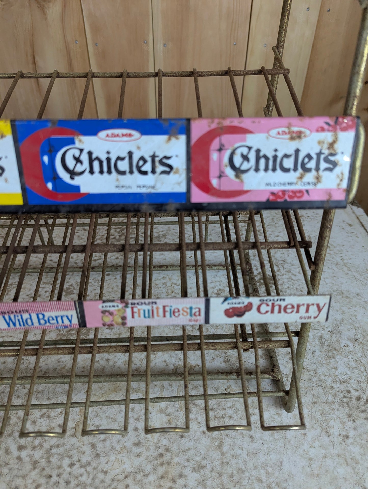 Vintage Metal Retail Gum & Mints Display Rack
