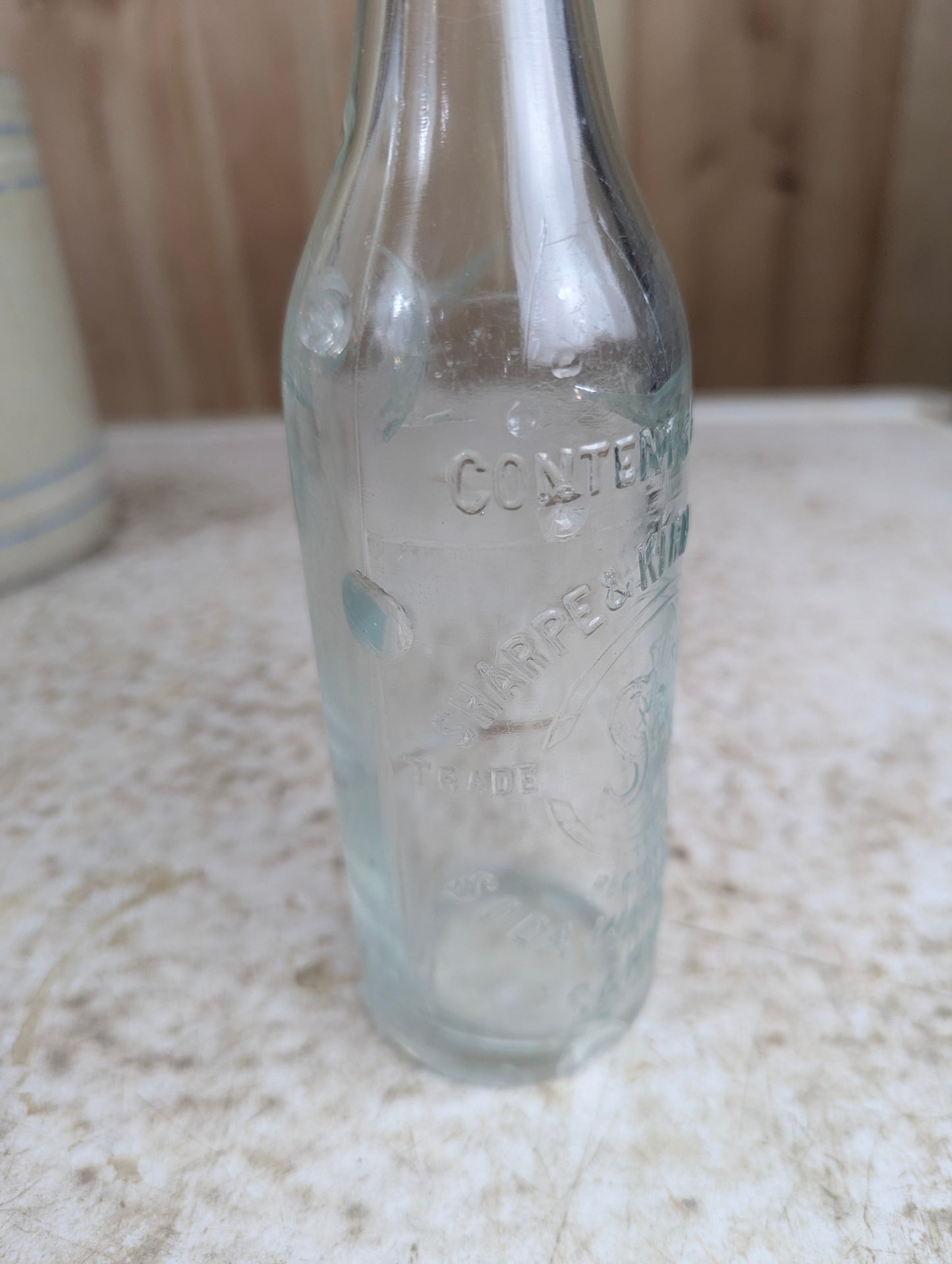 Vintage 8 oz Sharpe & Kirk Patrick Sarnia Ont Glass Soda Bottle