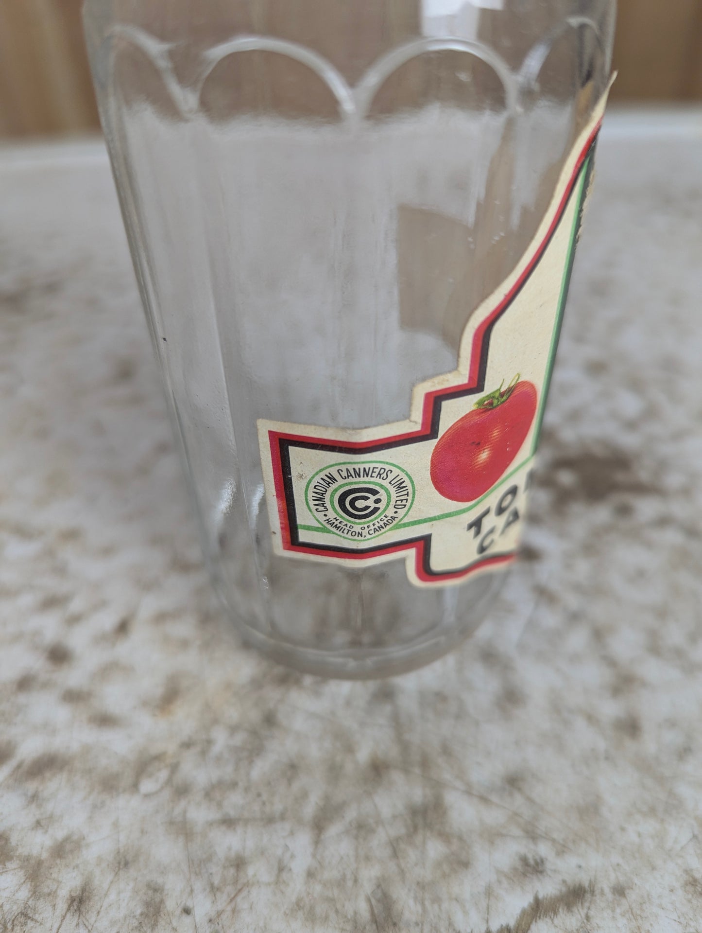 Aylmer 11 Fl Oz Glass Tomato Catsup Bottle with Cap