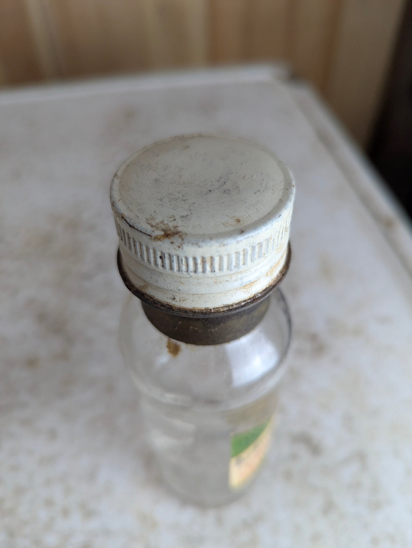1930’s 9 Fl Oz Burlington Chili Sauce Glass Bottle with Cap