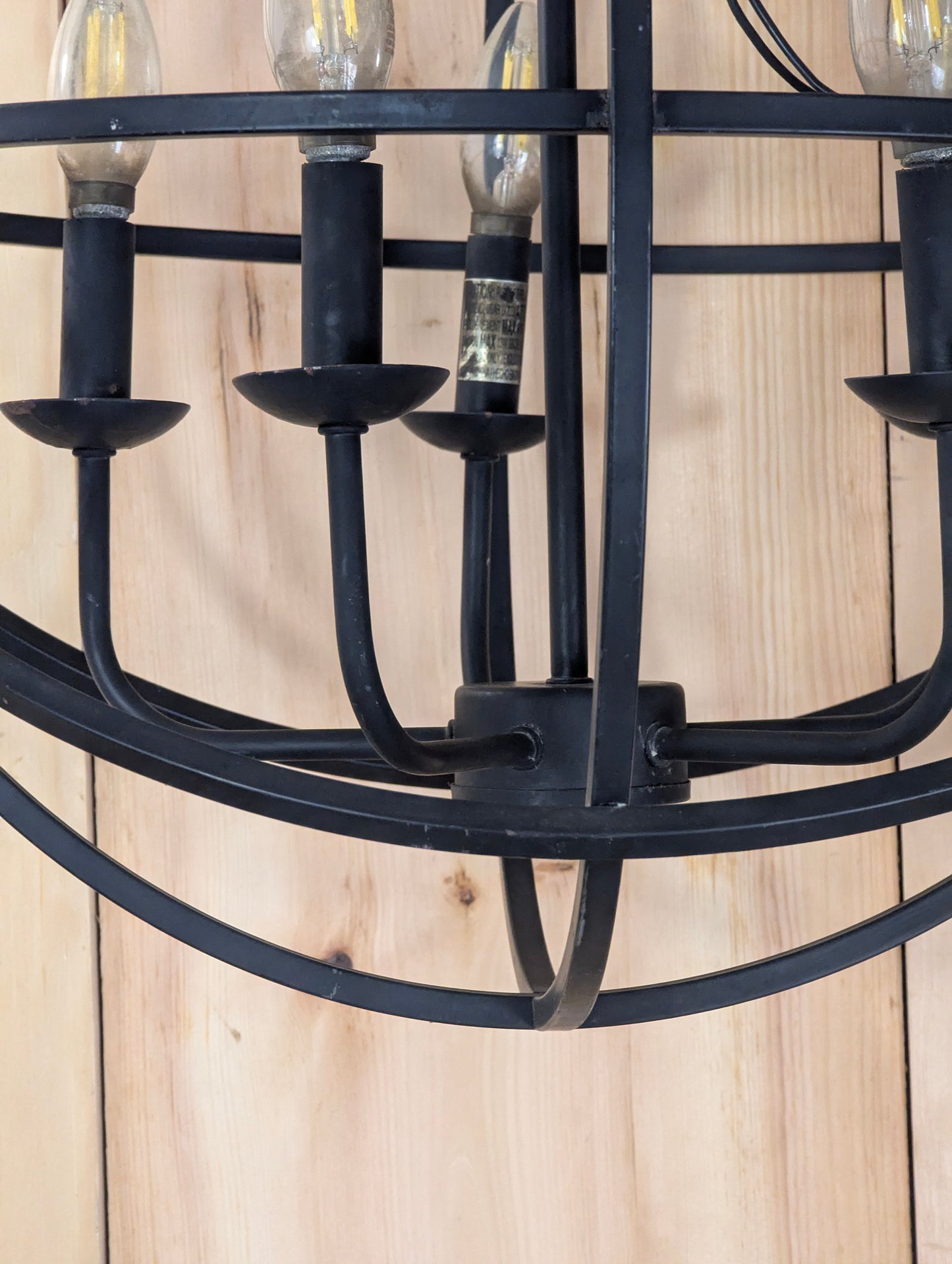 Orb Shaped 5-Light Chandelier