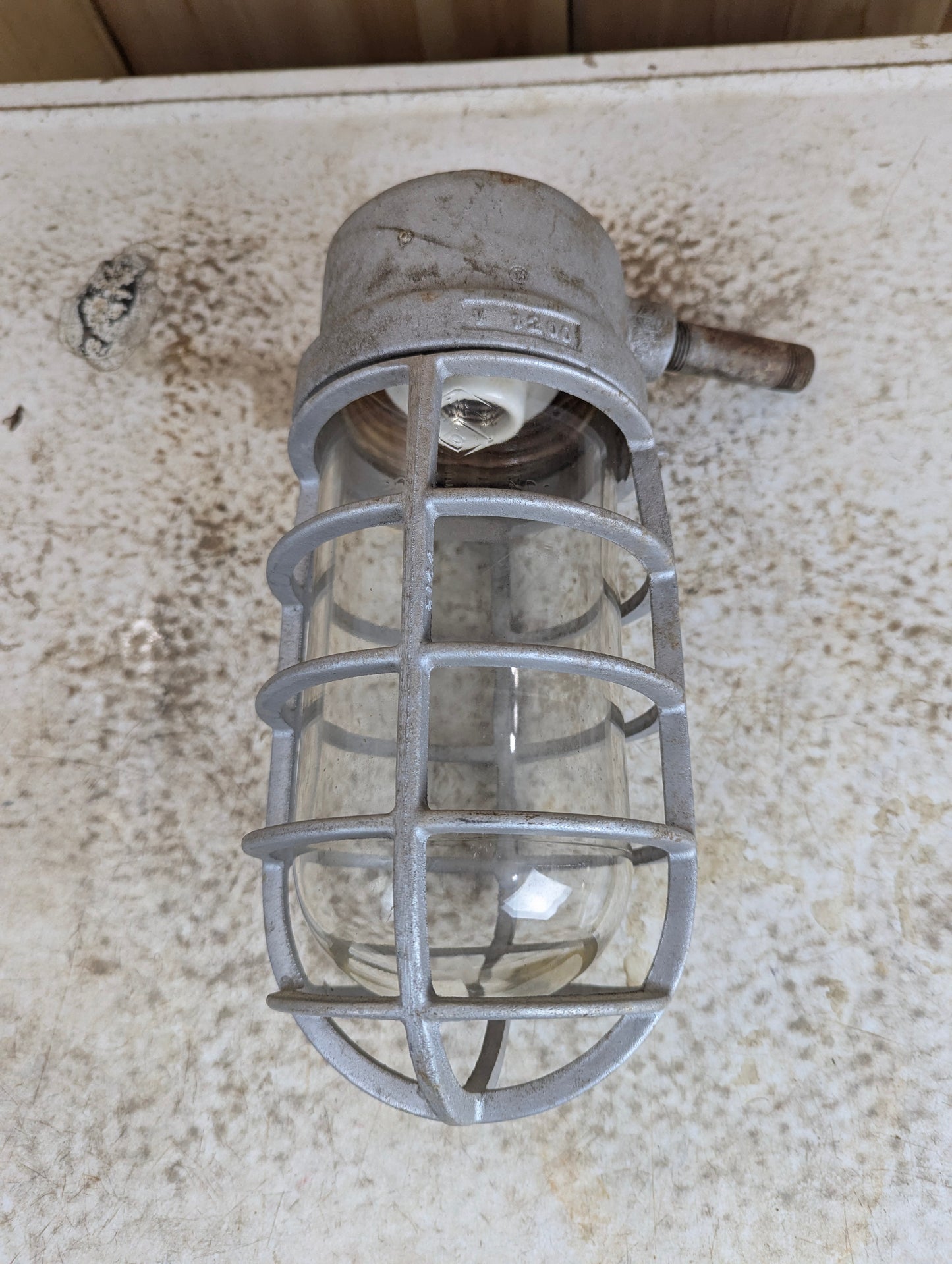 Industrial 12” Aluminum Caged Light
