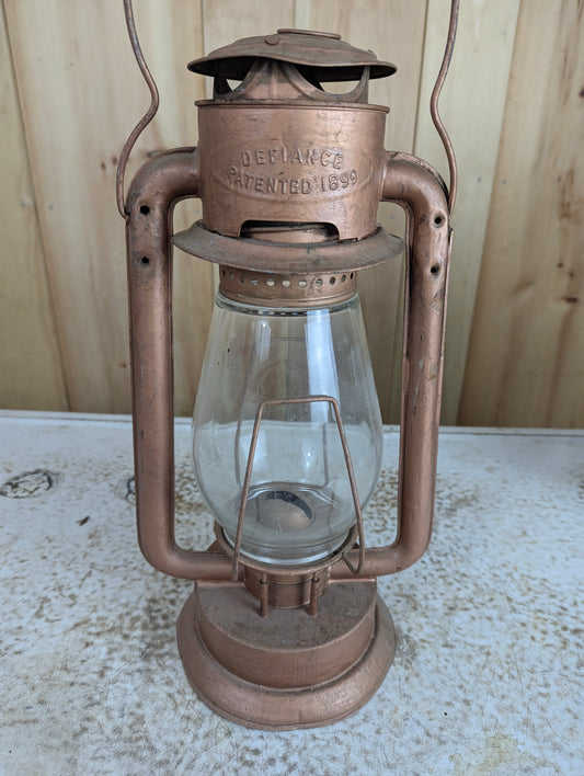 Antique Defiance Cold Blast Oil Lantern
