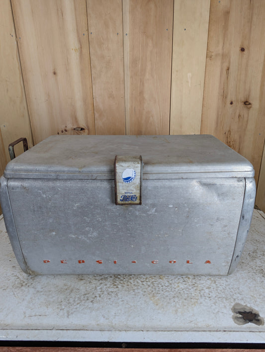 1950’s Vintage Aluminum Pepsi Cola Cooler