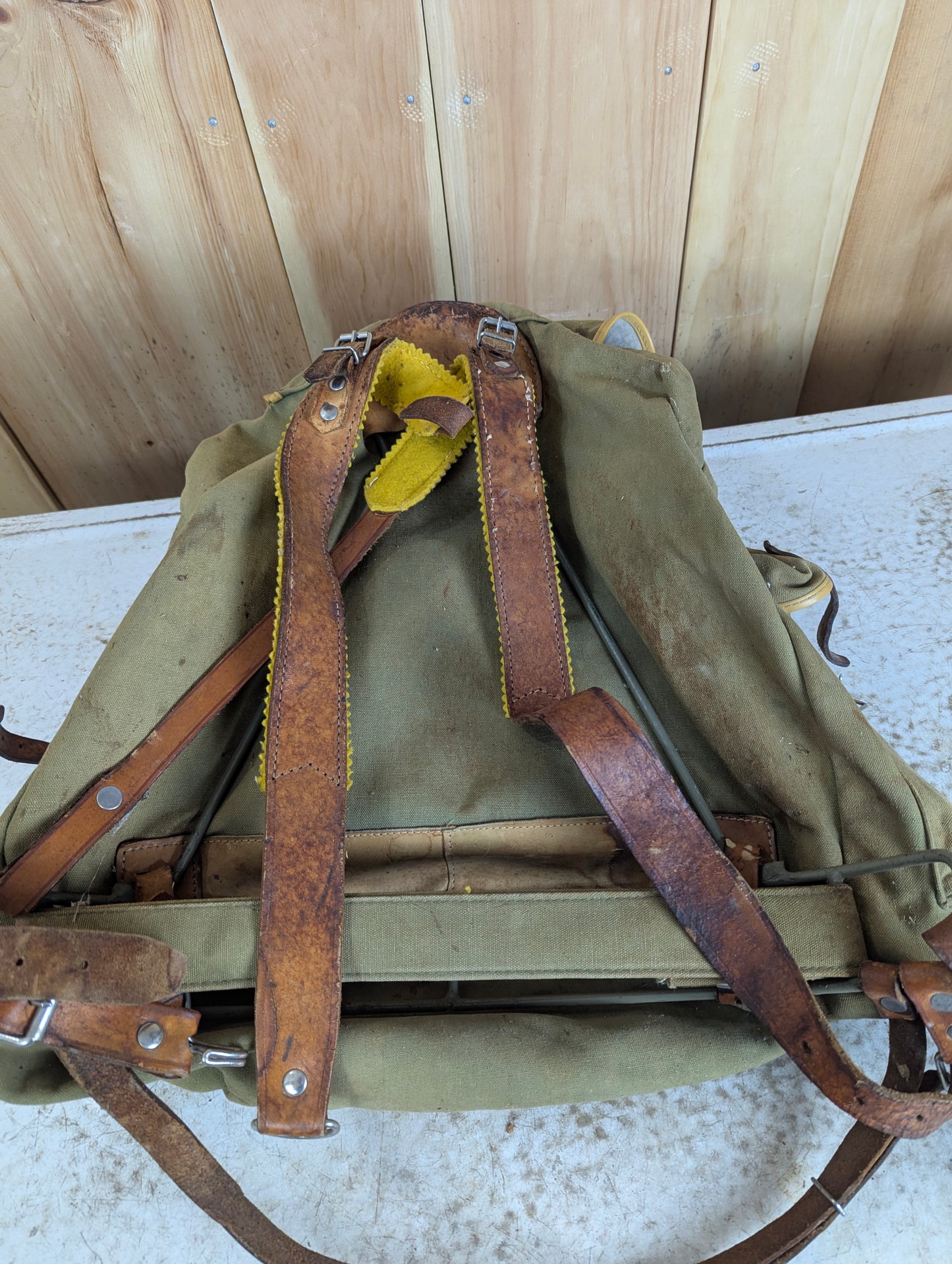 Canvas Army Rucksack Backpack
