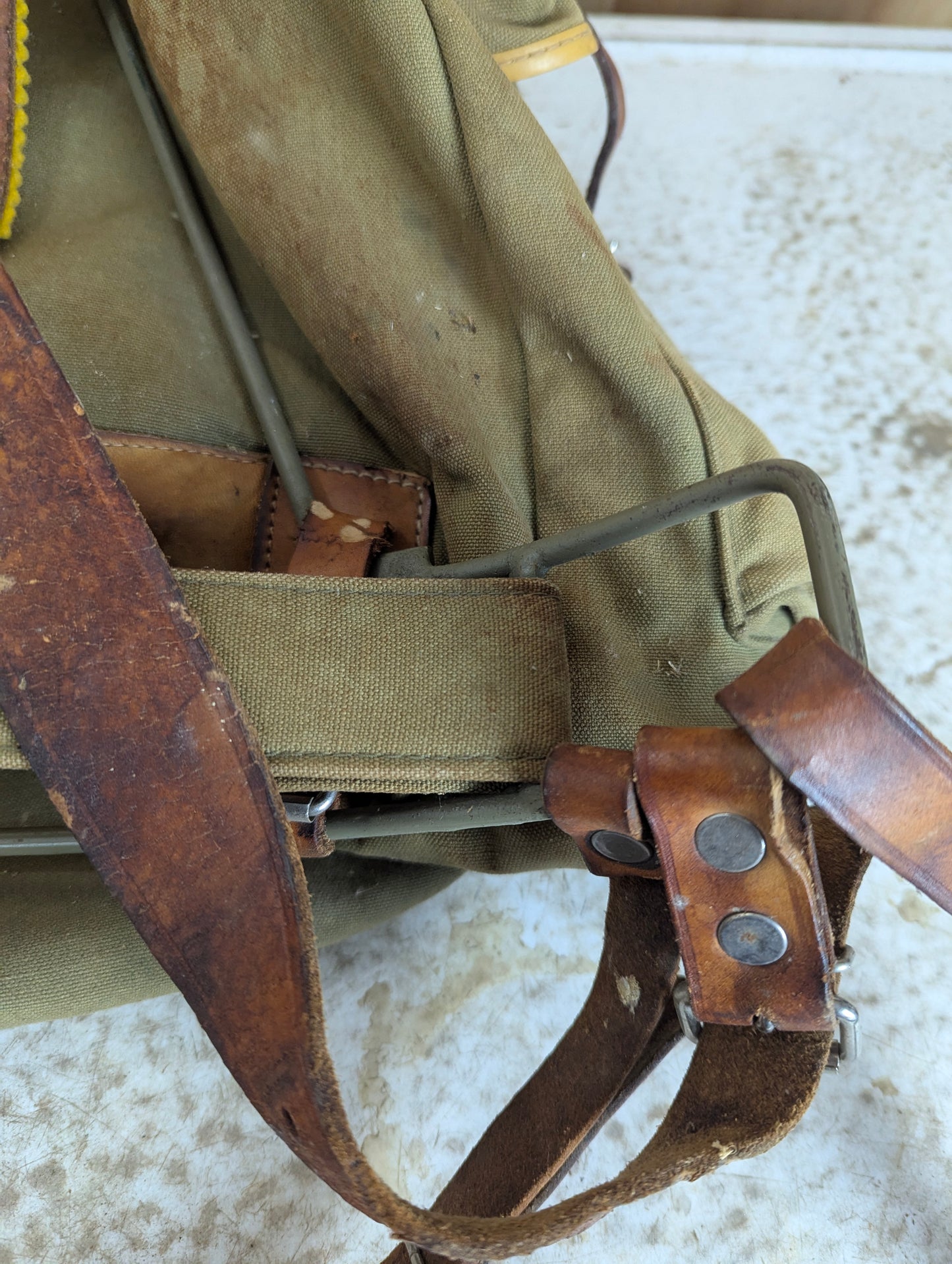 Canvas Army Rucksack Backpack