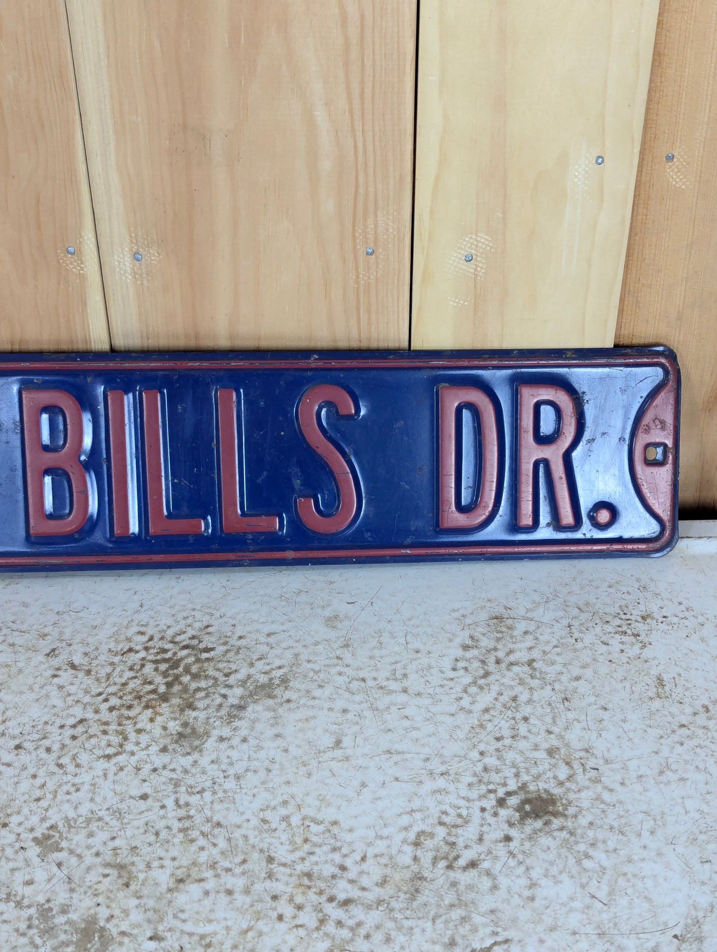 NFL Buffalo Bills Dr. Metal Sign