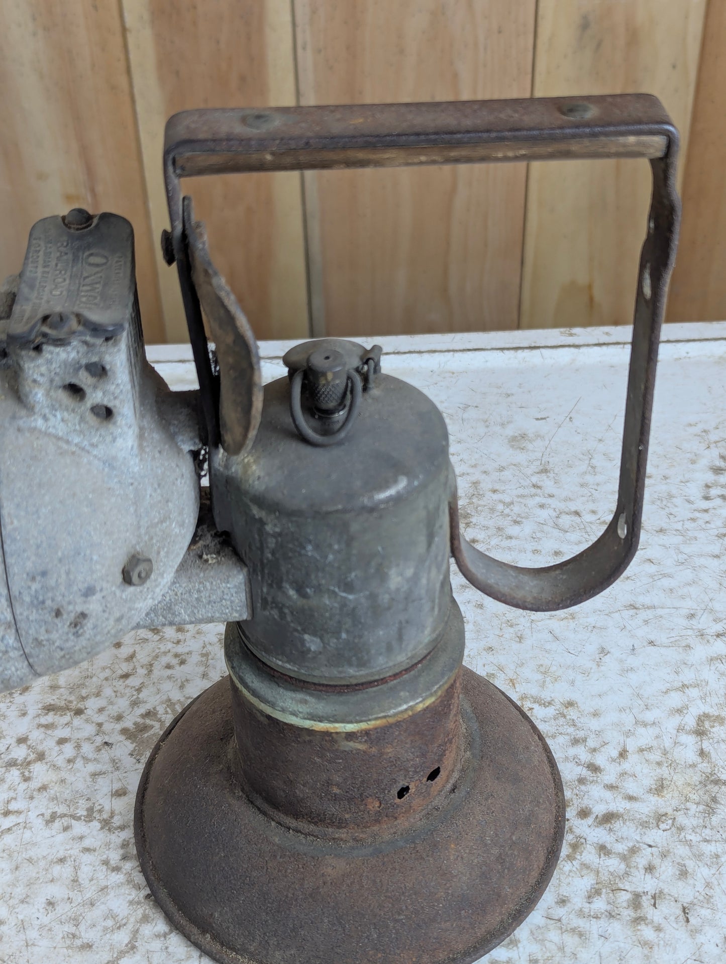 Antique Oxweld Railroad Lamp Carbide Lantern