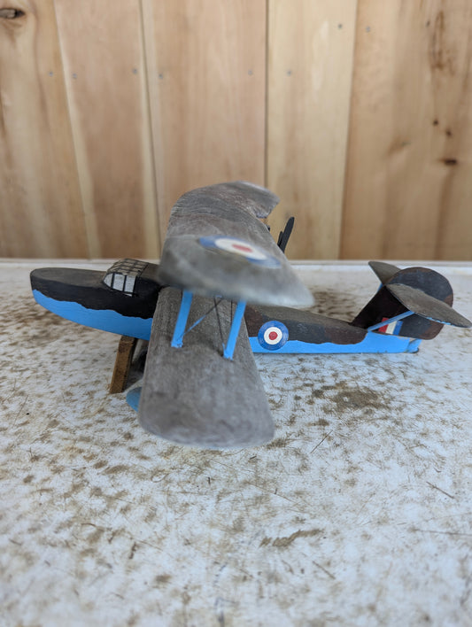 Hand carved Handpainted British Supermarine Walrus MK1 Bi-Plane
