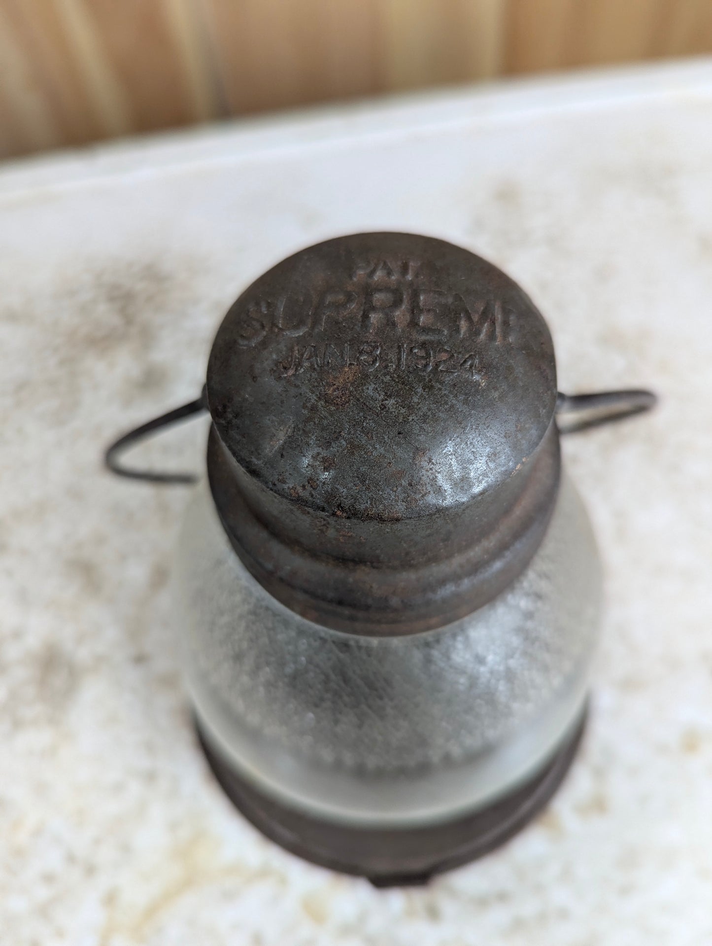 Antique Embury Battery Lantern