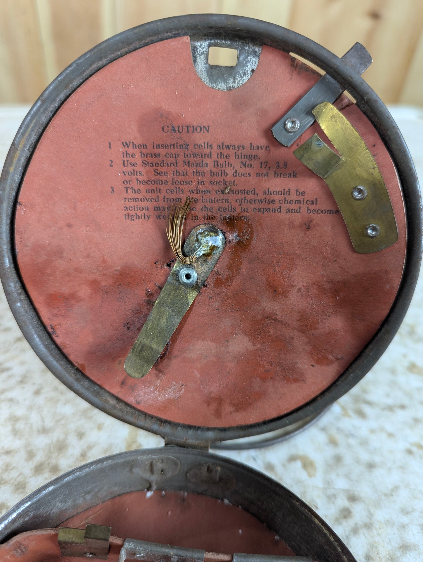 Antique Embury Battery Lantern