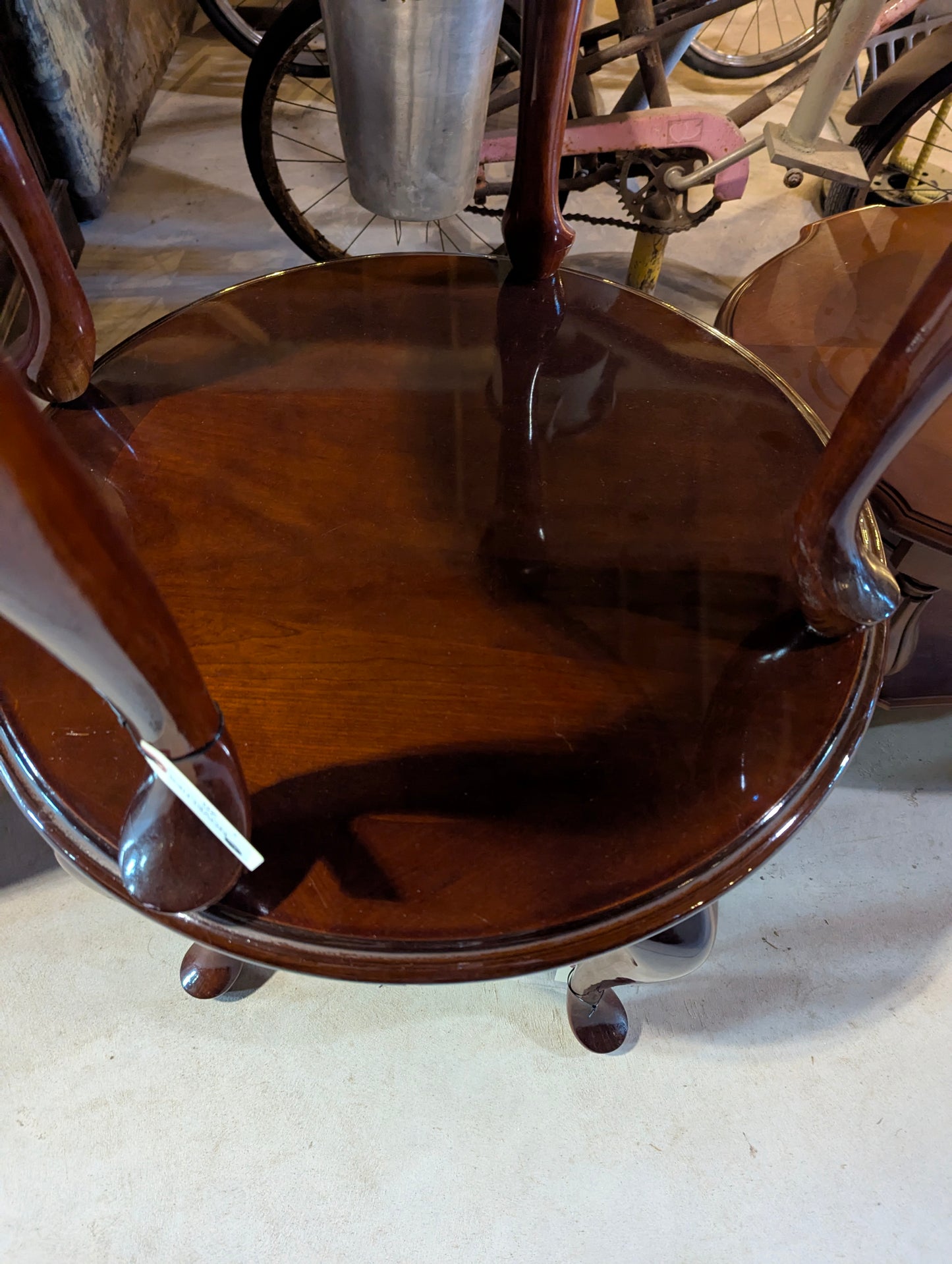 Wooden Coffee Table & 2 End Tables