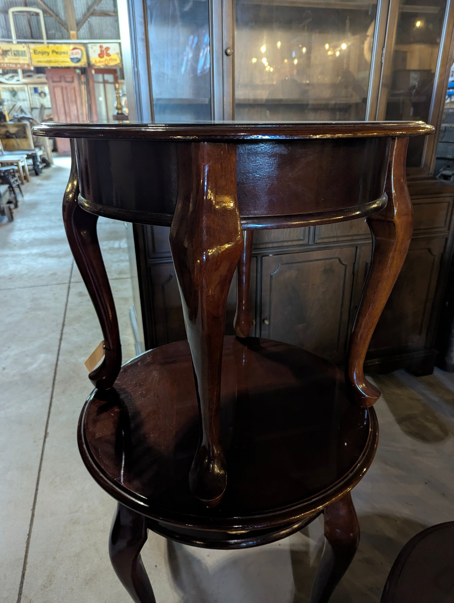 Wooden Coffee Table & 2 End Tables