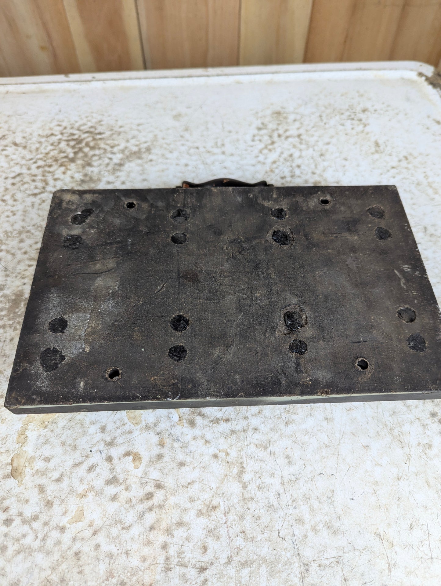 Antique General Electric Copper Knife Switch 4 Pole Single Throw Mounted on Slate