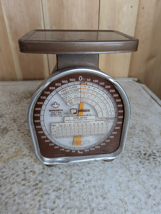 Vintage Pelouze Postal Scale Monarch Model KC-2