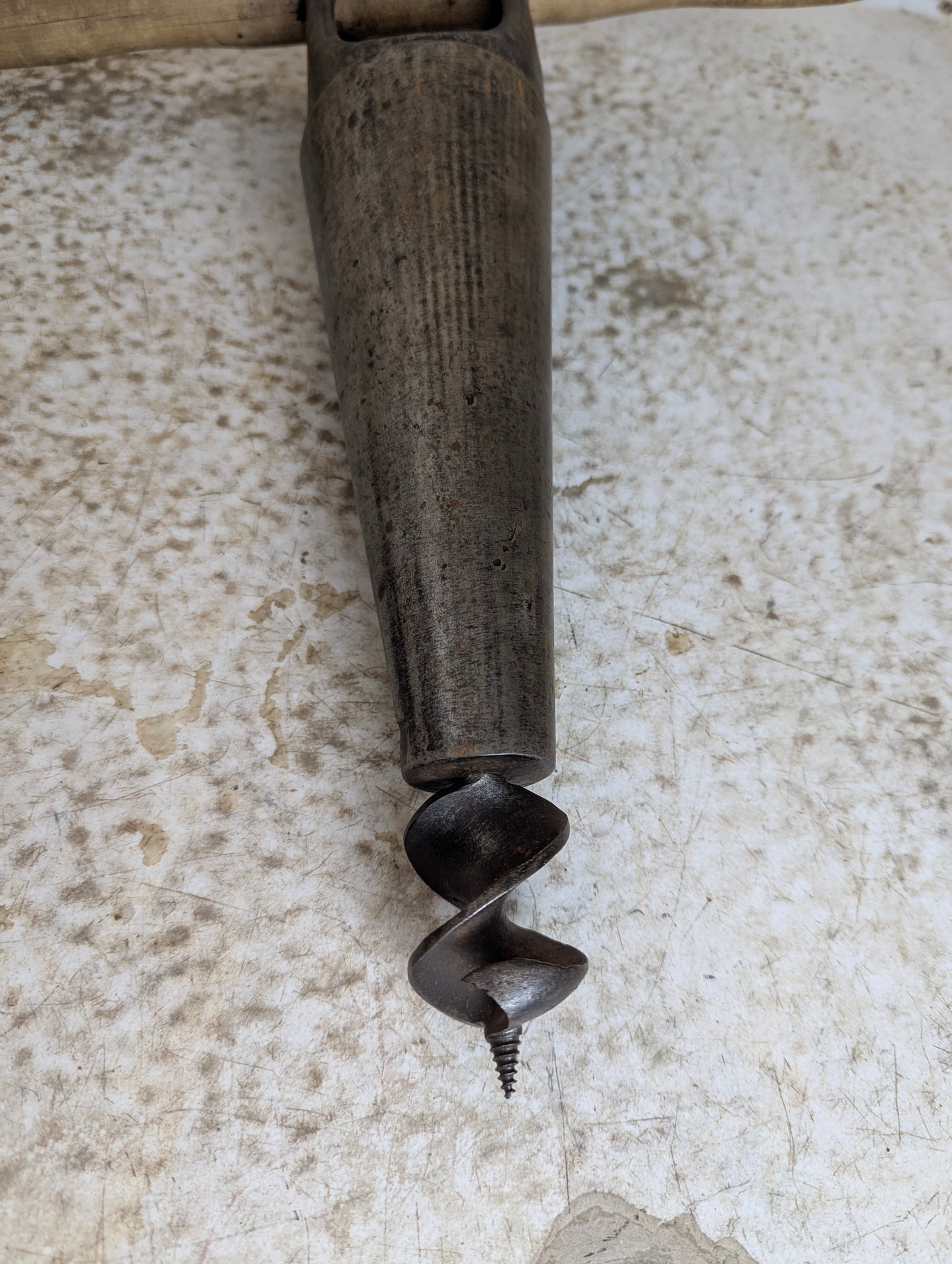 Vintage Bung Hole Auger for Making Barrels
