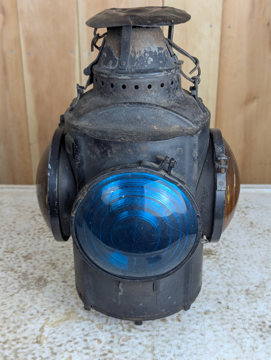 Antique Railway Switch Lantern Marker Lamp