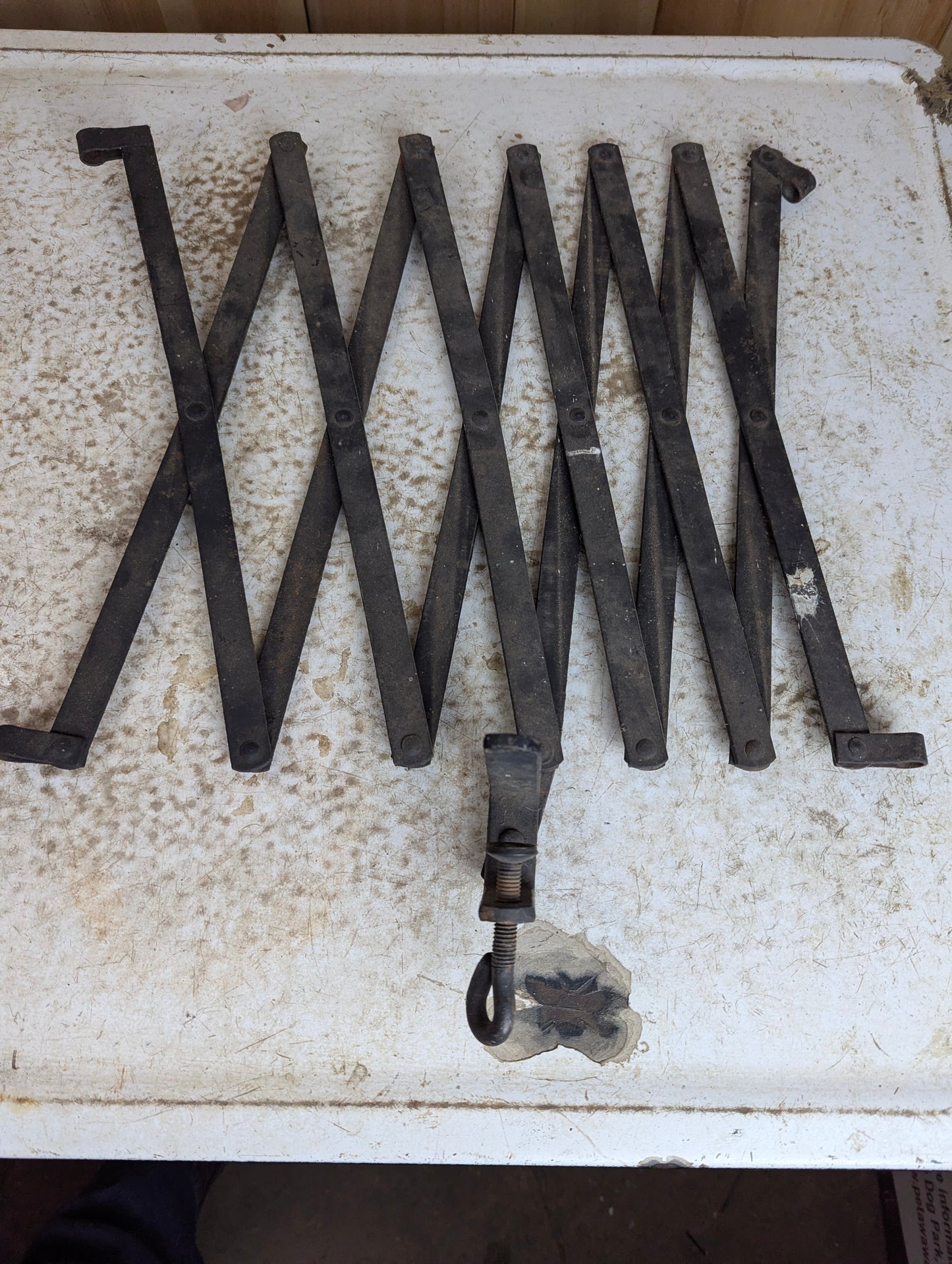 Antique Metal Model T Running Board Luggage Rack