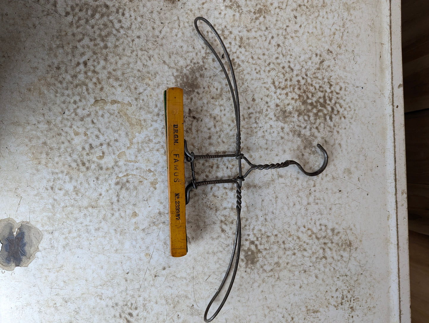 Antique German Wire Coat Hanger