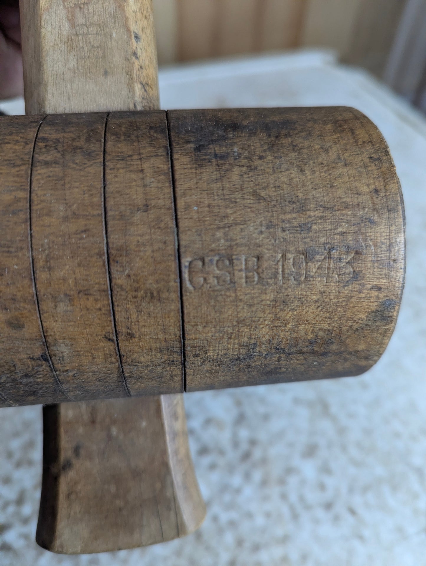 16” Vintage Wooden Mallet