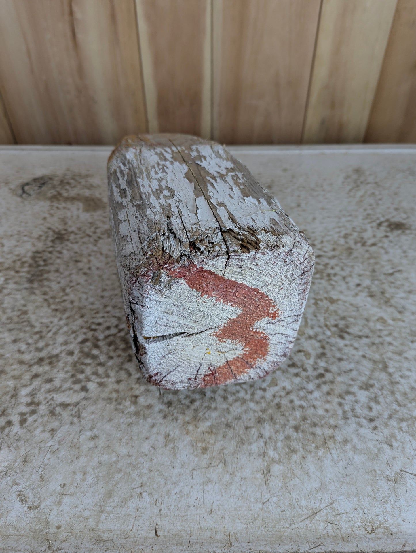 Vintage Handcrafted Wooden Lobster Buoy