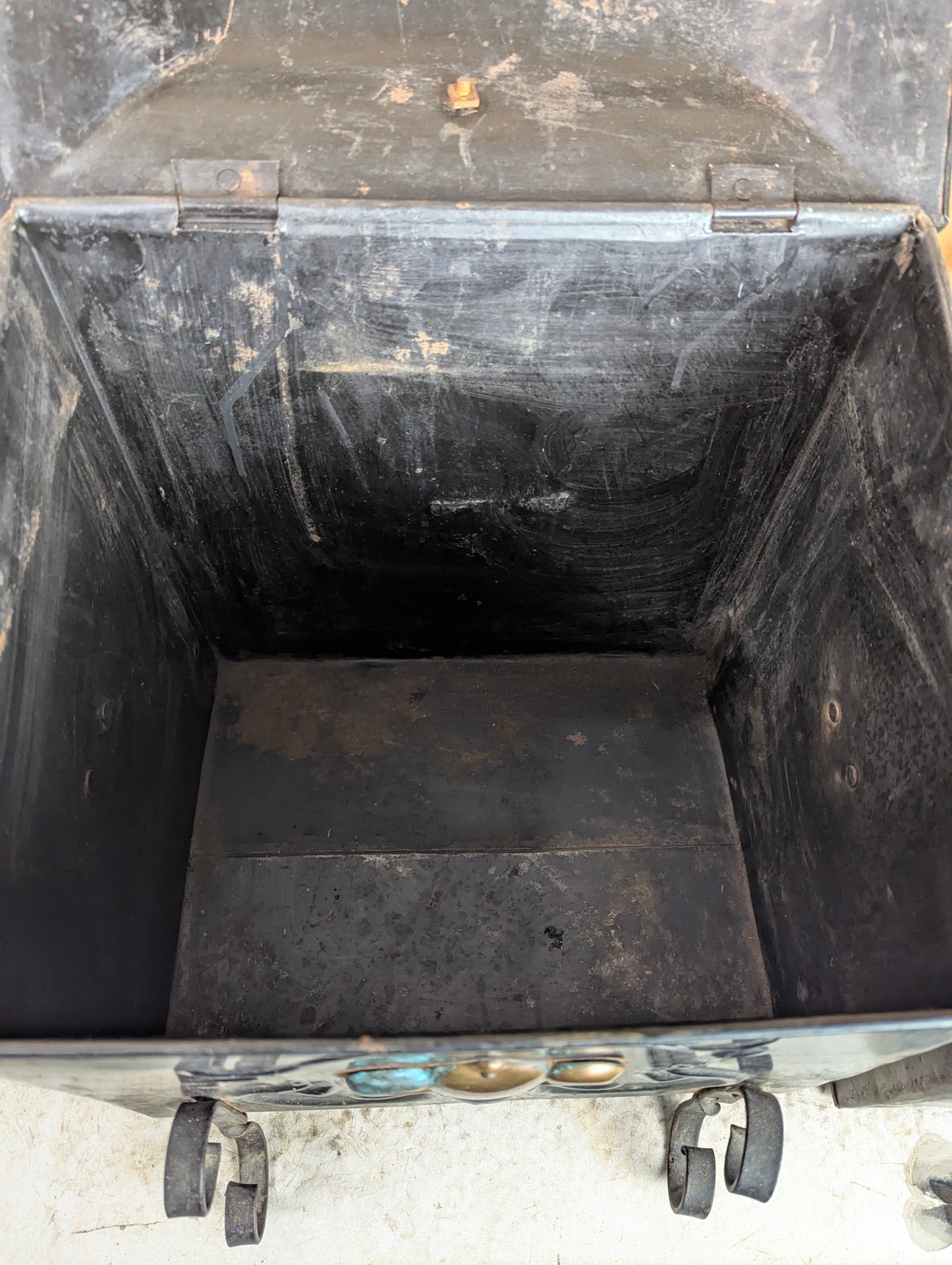Antique Coal Scuttle Box