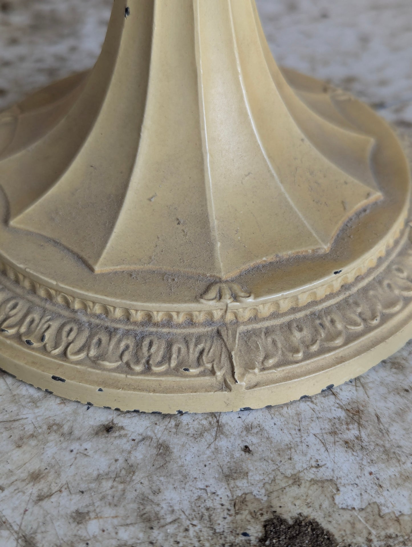 Antique 1920s Art Nouveau Hand Painted Table Lamp