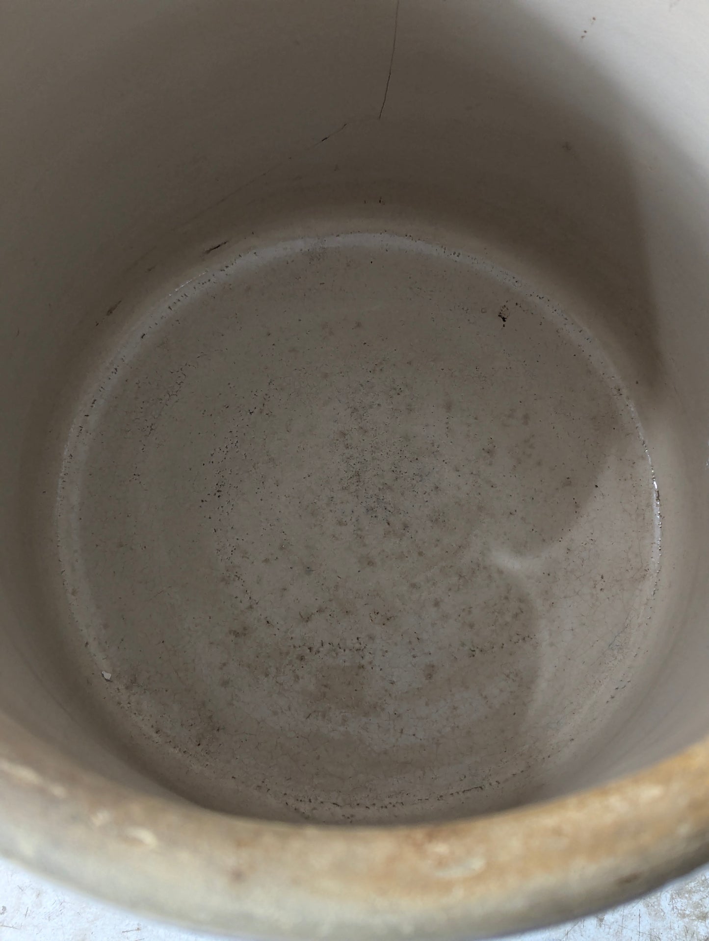 No. 4 Stoneware Crock - Damaged