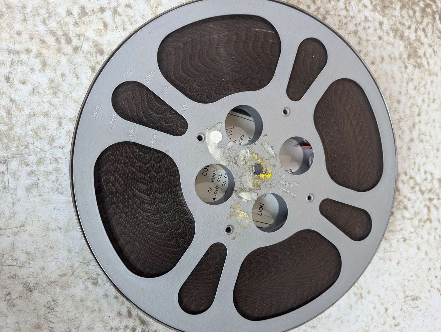 "The Undersea World of Jacques Cousteau - 1970 Night of the Squid" Colour on 10" Reel in Metal Film Canister 16mm