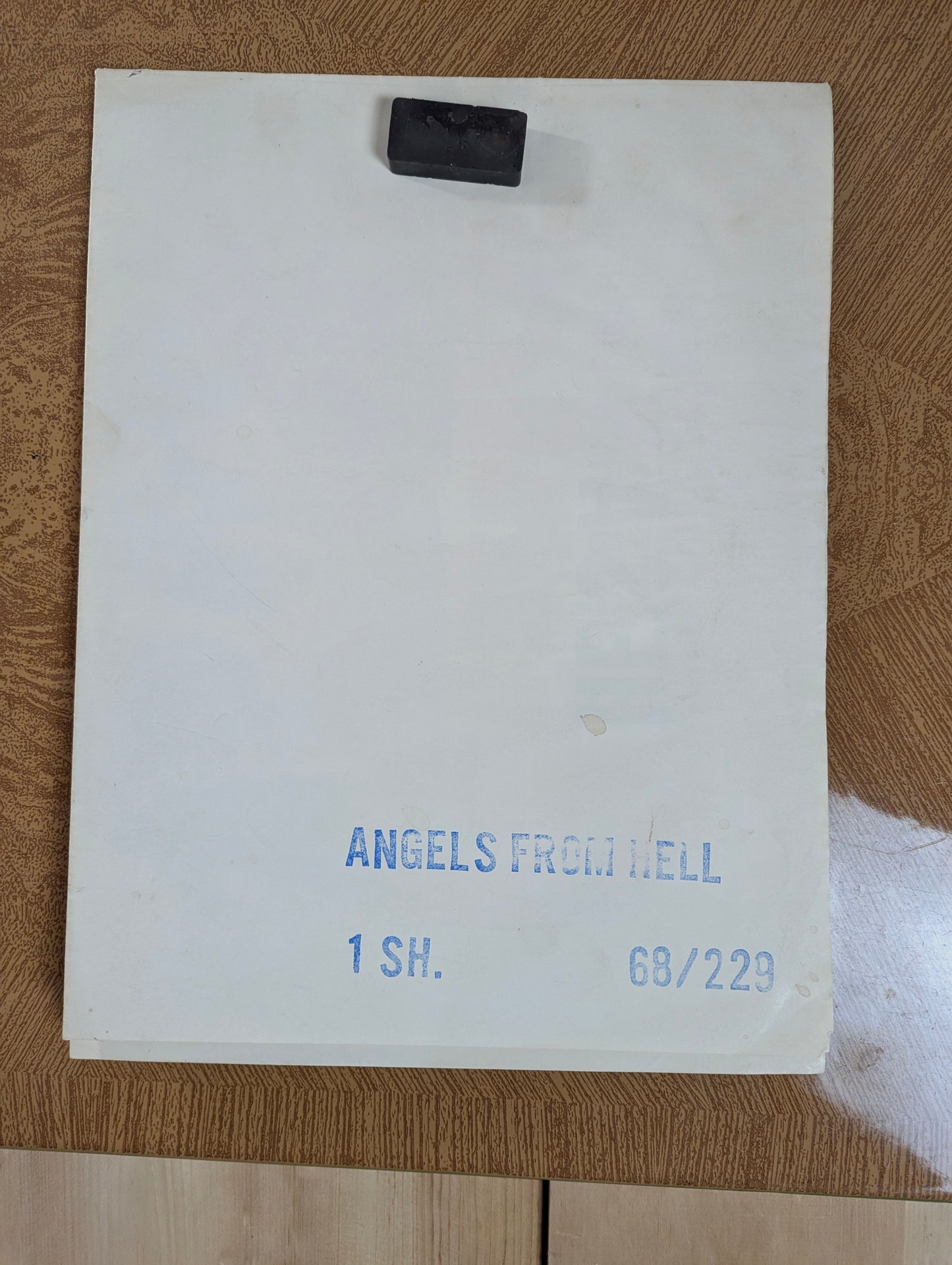 Angels from Hell (1968) Original Folded One Sheet Movie Poster