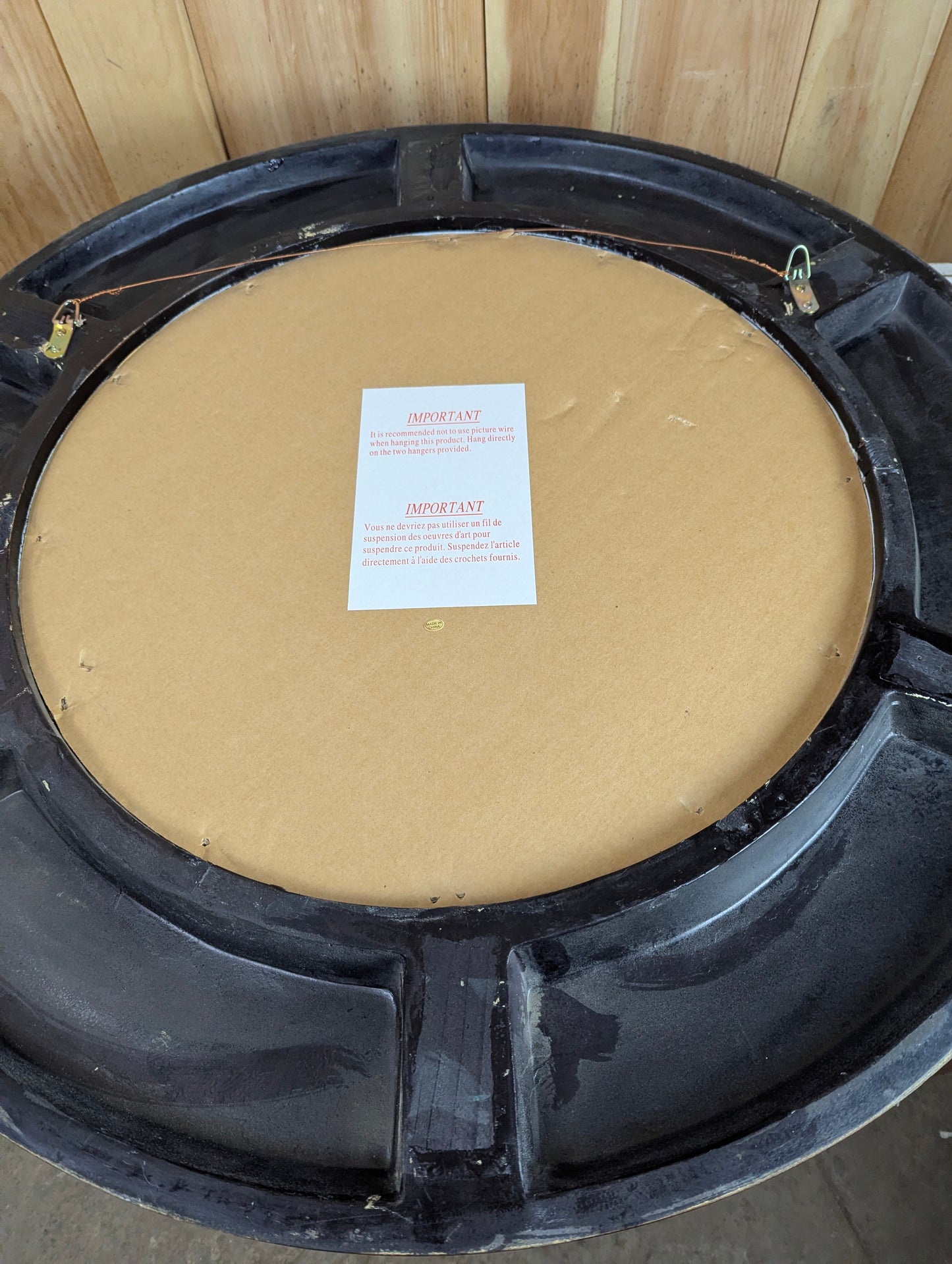 36" Round Wall Mirror